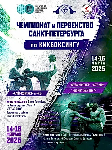 Первенство и чемпионат Санкт-Петербурга по кикбоксингу: достижения и результаты Первенство и чемпионат Санкт-Петербурга по кикбоксингу: достижения и результаты