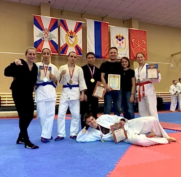 Чемпионат Санкт-Петербурга по рукопашному бою - бойцы Алмаза заняли весь пьедестал. Чемпионат Санкт-Петербурга по рукопашному бою - бойцы Алмаза заняли весь пьедестал.