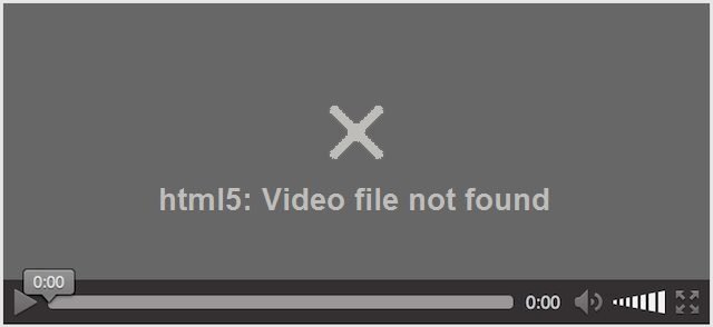 Html5 video file not found как исправить в яндекс браузере